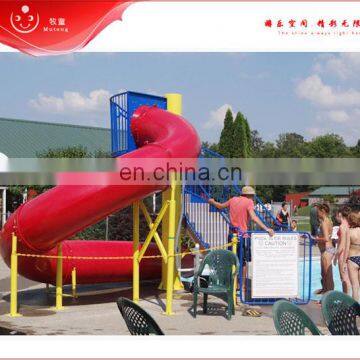 Hot Family Water Slide Mini Spiral Pool Slide For Swimming Pool For Sale photo-3