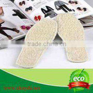 Warm sheep wool insole wholesale