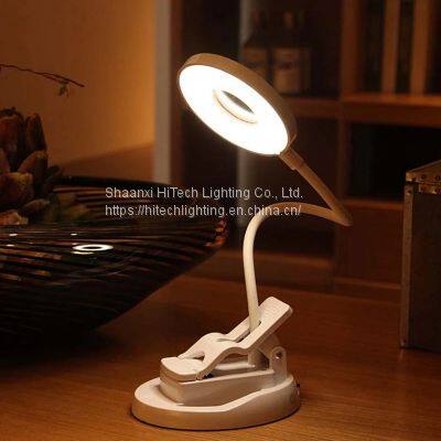 LED Lights With Mirror USB Clip Reading Lamp for Kids Bedroom Table Light Dimmable Timer Remote Control LED Office Desk Lamps photo-2