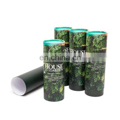 2 Piece Telescopic Paper Tube Customized Round Cardboard Tube Packaging Bio Friendly Tube Box