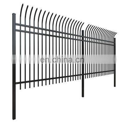 Haiao Fencing Bent Top Iron Fence