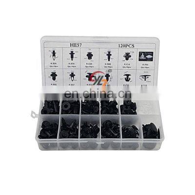HE57 automotive fastener kit  push retainer kit car clip bumper