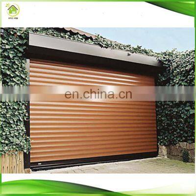 Used Commercial Garage Doors White Color Aluminium Roller Shutter Slat With Springs and Motor Price