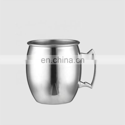 Factory Direct customize 500ml special metal stainless steel wine coffee ice beer mug with logo