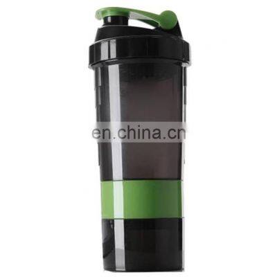 Bpa Free Plastic High Quality 600 ml Plastic Protein Powder Shakers Sport Water Bottles photo-2