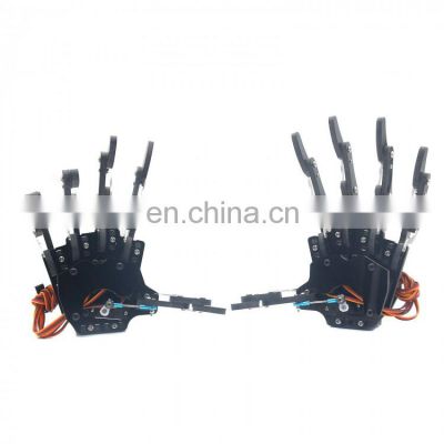 Robot Mechanical Claw Clamper Arm Five Fingers Right Hand & Left Hand with Servos for Robot DIY Assembled