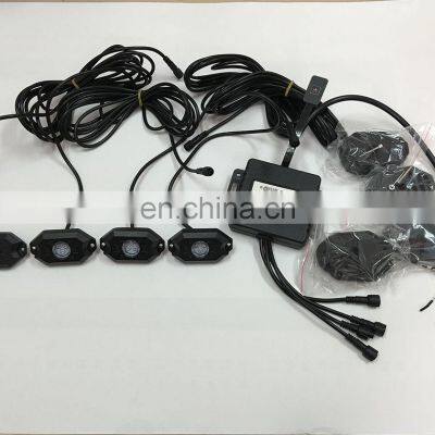 J140 LED Rock Light 4PCS RGB 4 Pods for All Car LANTSUN photo-5