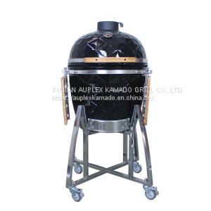 Auplex 22 Inch Ceramic Cooker Large Charcoal Kamado BBQ photo-3