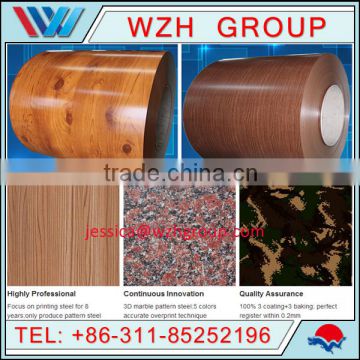 wooden grain pattern steel coil/ppgi coil/texture ppgi