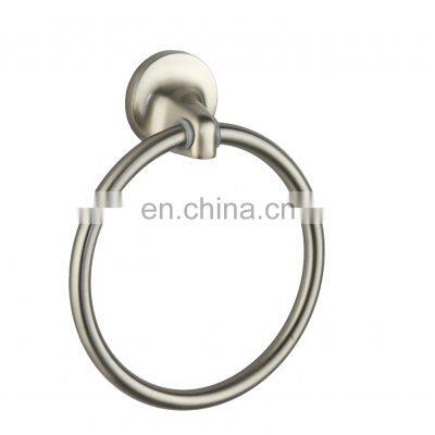 Hot sale bathroom storage 304 stainless steel towel shelf good towel ring