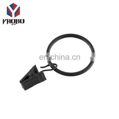 China Manufacturer Small Clips Shower Hooks Curtain Round Rings For Window Accessories photo-2