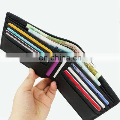 Cow Leather Wallet for men with button customized wholesale retail premium quality OEM ODM RFID