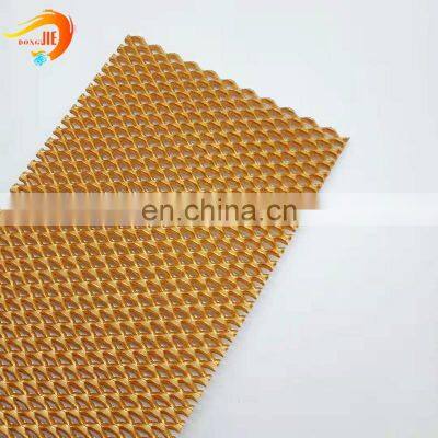 Shiny look building decoration aluminum expanded metal mesh