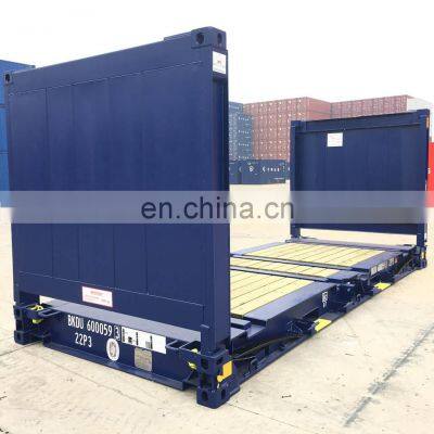 40ft flat rack container  factory direct made in China good quality for storage usage