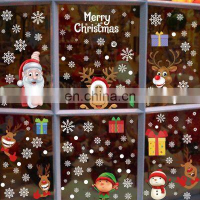 Direct Selling Personalized Wall Static Cling Snowflakes Christmas Stickers Window photo-3
