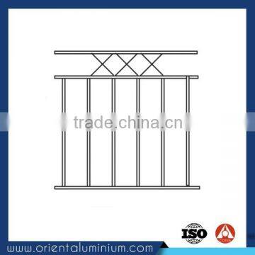 Good Quality Aluminum Square Pipe Railing