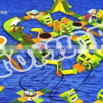 2014 largest fun Commercial Adult Inflatable lake Water Park Games