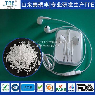 Custom Color Halogen Free Flame Retardant TPE Raw Materials for Plugs and Connectors photo-5