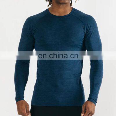 Factory Direct Supply Breathable Sport Long Sleeve Quick Dry T Shirts Gym Men'S Top photo-2