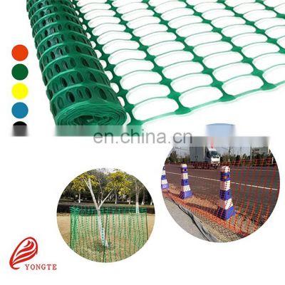 China manufacturer PE green plastic safety mesh road traffic barrier mesh