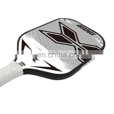 16mm Thickness 3K Carbon Visible Professional China Factory Rough Textured Skin Pickleball Paddle