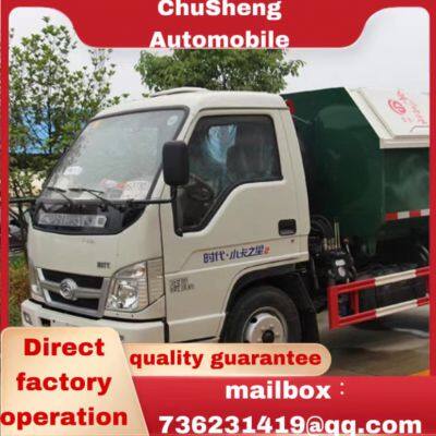 Hook arm garbage truck