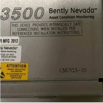 Bently Nevada 3500/50-04-00 136703-01 Discrete Internal Barrier I/O Module with Internal Terminations