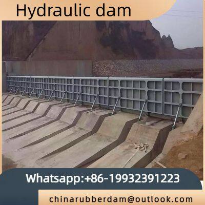 Hydraulic flap gate manufacturer, hinge lifting dam, customized according to needs, guidance for installation