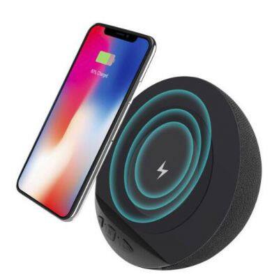 power bank portable phone holder wireless charger blue tooth speaker