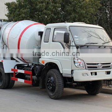 2015 high performance RHD Foton cement mixer,4m3 mini concrete mixer truck for sale