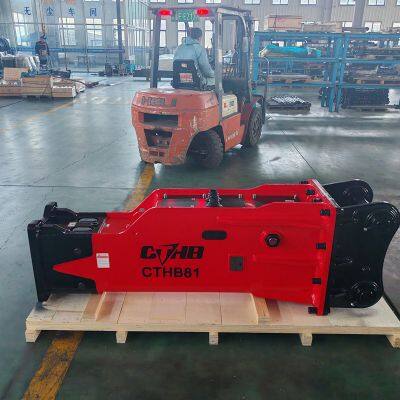 China CTHB81 Red Box Silenced Type Hydraulic Breaker Hydraulic Hammer Rock Demolition Hydraulic Breaker for Excavator photo-5