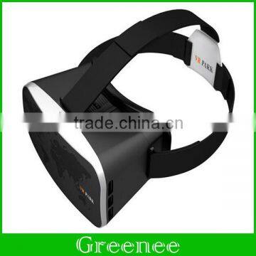 Black Vr Park V3 Virtual Reality 3d Glasses for 3d Video Games Headset for 4-6 Inch Smartphone photo-3
