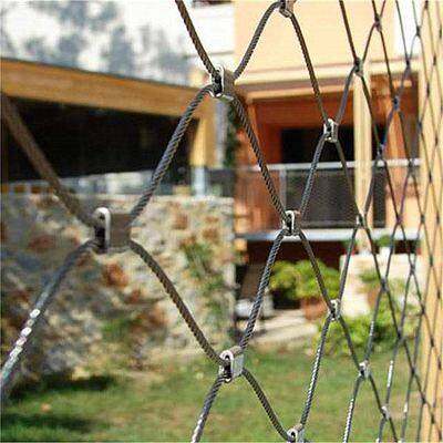 Custom Size Stainless Steel Wire Rope Fence Mesh for Architectural Decoration photo-3