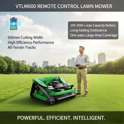 Vigorun VTLM600 радиоуправляемая гусеничная косилка, способная подниматься по склону с наклоном 45°, радиоуправляемый косилка для садов и берегов продается по акции
