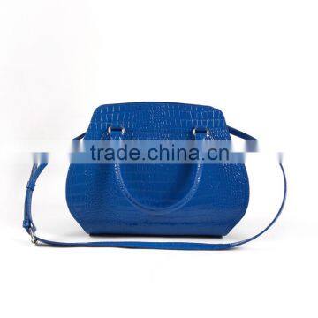 Professional supplier wholesale 100% croco genuine hard leather handbags