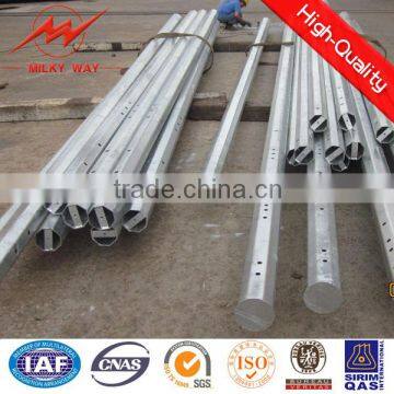 Q345 Galvanized Steel Pipe Pole