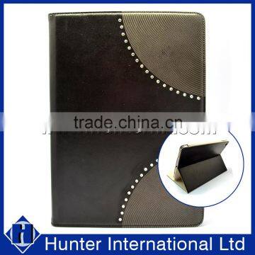 Black Embossed Diamond Tablet Case For iPad Pro