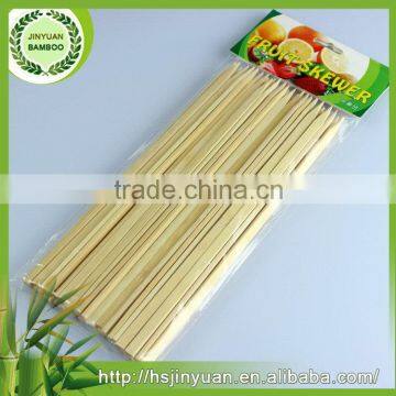 Natural Healthy Good Quality Bulk Wholesale Bamboo Skewer Flat photo-3