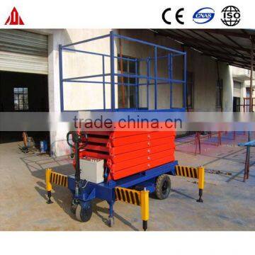 4m Auxiliary hydraulic electric propelled scissor lift/lifter