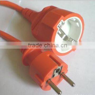 Supply AC Plug Wire Male Female Plug Power Cord VDE Plug Power cord of the Gauge Waterproof Plug