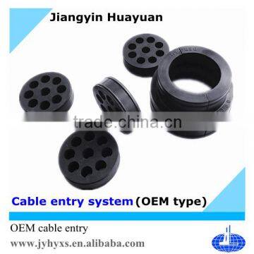 Jiangyin Huayuan supply various OEM high performance rubber cable entry boot