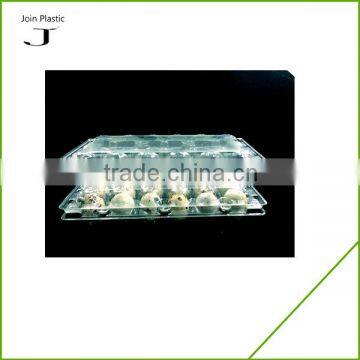 clear 18 holes folding plastic egg tray/cartons