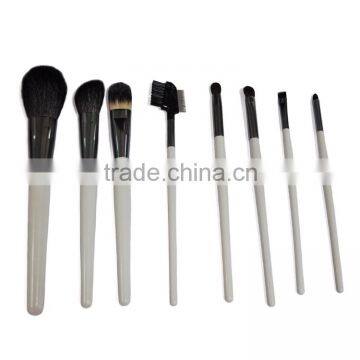 8 pcs natural hair makeup brush set