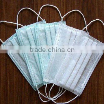 Nonwoven 3ply face mask