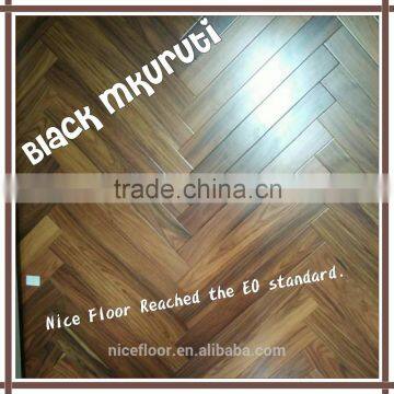 Africa Black Mkuruti Herringbone Engineered Wood Flooring