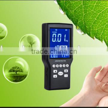 Portable formaldehyde detector temperature function