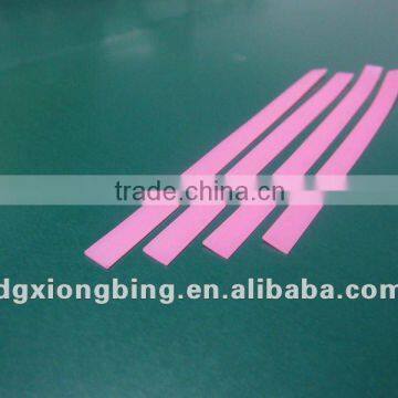 Colourful silicone rubber bra strip