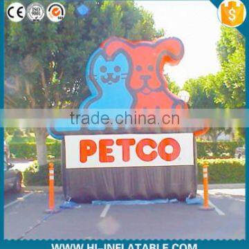 2016 new Branded special customized inflatable logo billboard                        
                                                Quality Choice