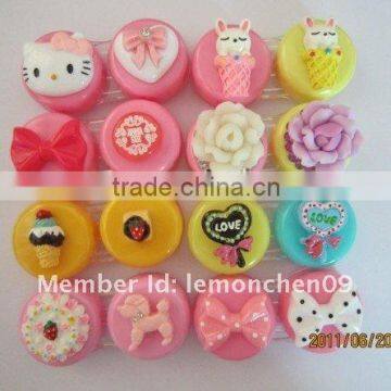 cut price DIY the latest fashion color contact case