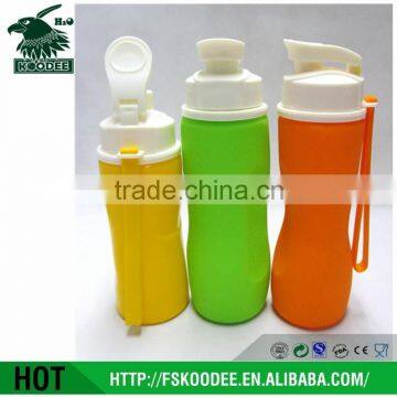 non-toxic portable light &foldable silicone water bottle